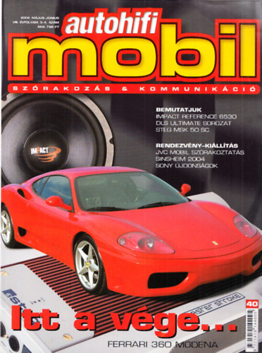 Autohifi Mobil 2004. mjus-jnius VIII. vfolyam 3-4.