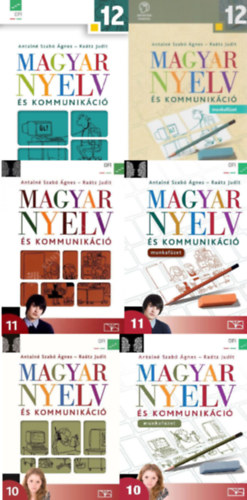 Magyar nyelv s kommunikci tanknyv s munkafzet 10-11-12. vf. szmra (6 ktet)