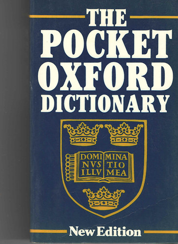 the Pocket Oxford Dictionary of Current English