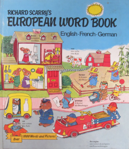 European Word Book (English-French-German)