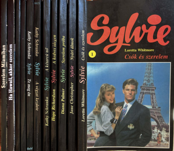 11 db romantikus k�nyv (Sylvie, Jenny, Jennifer)