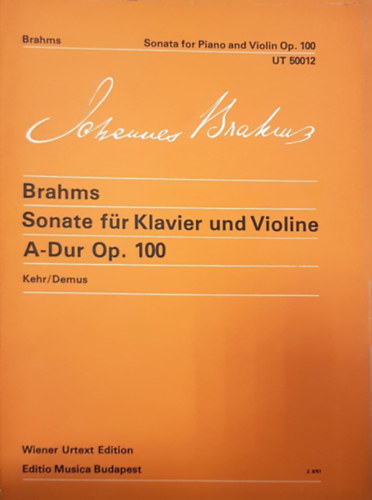 Sonate fr Violine und Klavier A-Dur
