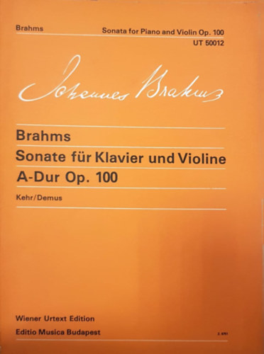 Sonate f�r Violine und Klavier A-Dur