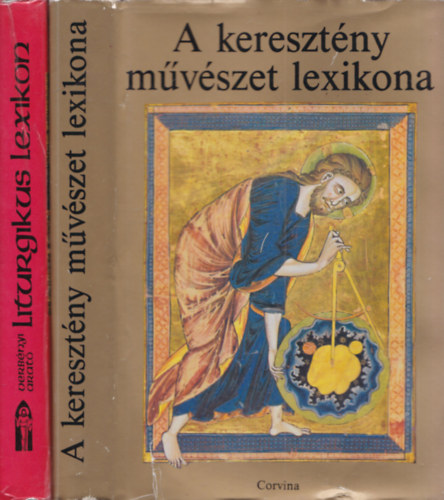 2 db. kereszt�nys�ggel kapcsolatos m�: A kereszt�ny m�v�szet lexikona + Liturgikus lexikon