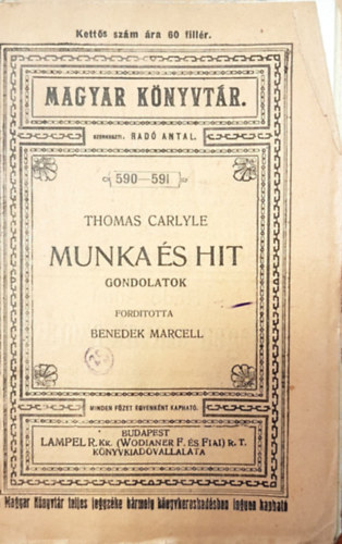 Thomas Carlyle - Munka s Hit - Gondolatok