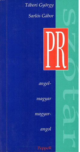 Angol-magyar magyar-angol PR sztr