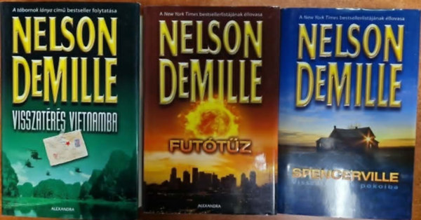 3db Nelson DeMille:Fut�t�z + Visszat�r�s Vietnamba+Spencerville