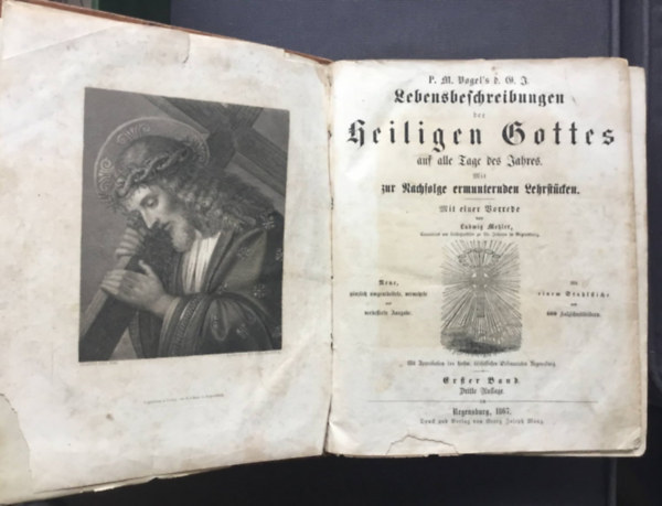 P.M. Vogel's Lebensbeschreibungen der Heiligen Gottes auf alle Tage des Jahres : Mit zur Nachfolge ermunternden Lehrstcken Erster Band