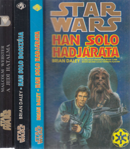 3 db. Star Wars  ktet (Han Solo hadjrata + Han Solo bosszja + A Jedi hatalma)