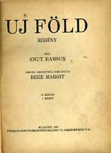 Knut Hamsun - j fld I-II.