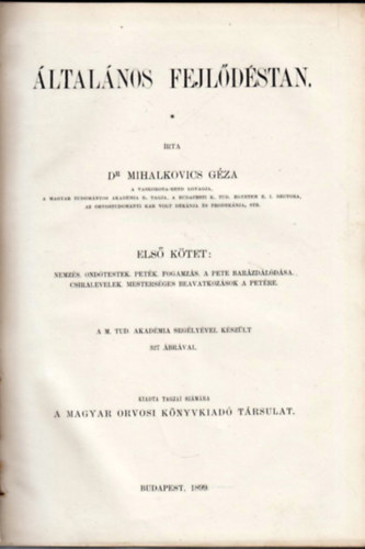 �ltal�nos fejl�d�stan I.