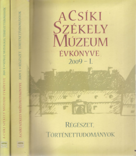 Murnyi Jnos  (szerk.) - A Cski Szkely Mzeum vknyve 2008/I-II.