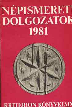 Npismereti dolgozatok 1981