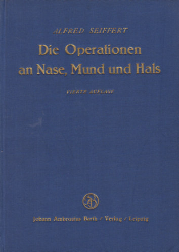 Die Operationen an Nase Mund und Hals