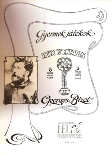 Jeux d'enfants - 5 zongora darab 4 k�zre - 5 pieces pour piano � 4 mains