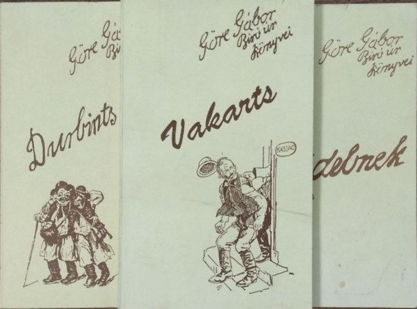 Gre Gbor-knyvcsomag (3 reprint ktet)