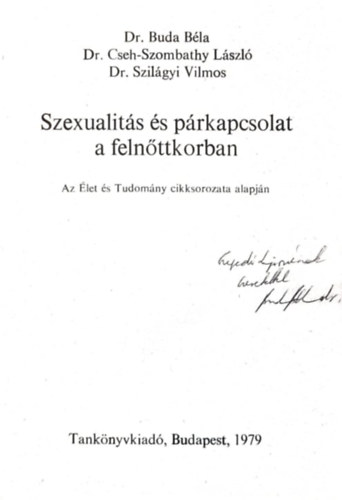 Szexualits s prkapcsolat a felnttkorban