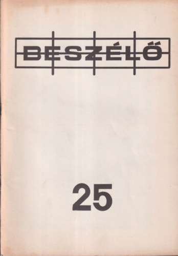 Besz�l� 25. 1988/3. (Szamizdat)