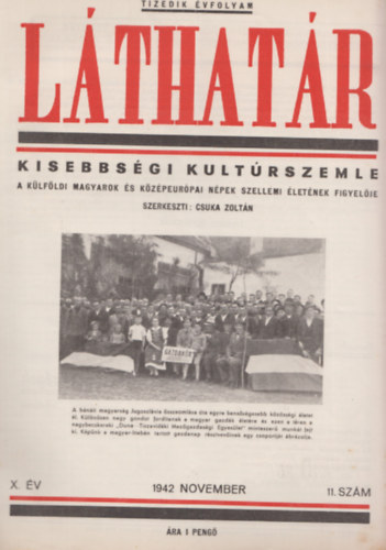 LTHATR - Kisebbsgi kultrszemle  / 1942 november 11.szm (10. vfolyam)