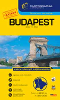 Budapest atlasz 1:20 000 (Cartographia t�rk�p)