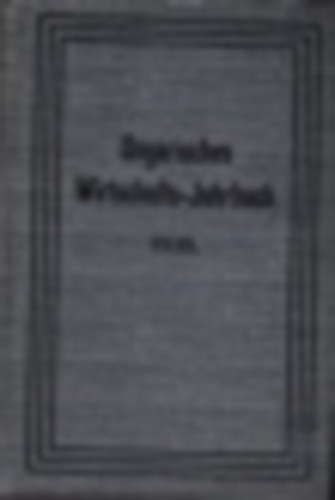 Ungarisches Wirtschafts-Jahrbuch 1938.
