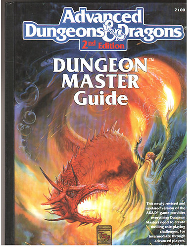 Advanced Dungeons and Dragons 2nd editon - Dungeon Master's Guide