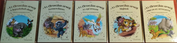 5 db Az oroszlnrsg - A kpzeletbeli okapi,Termeszkosz,Az gi rszem,On s az orrszarv,Majmok