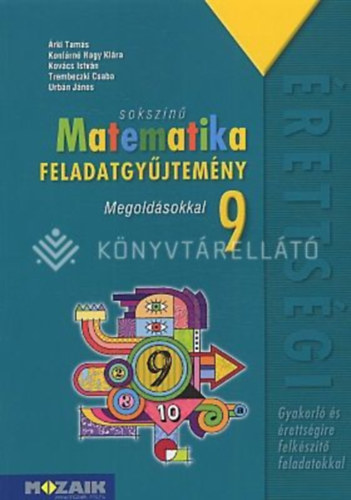 Soksz�n� matematika 9. feladatgy�jtem�ny megold�sokkal