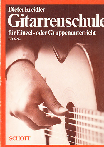 Gitarrenschule 1. (Fr Einzel-oder Gruppenunterricht)- ED 6692