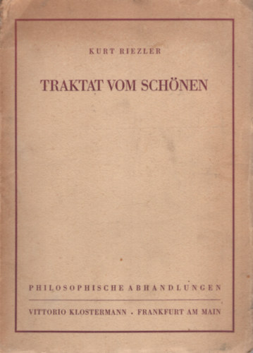 Traktat vom Schnen