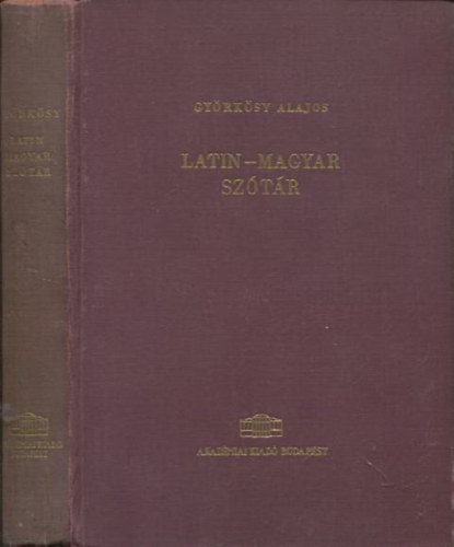 Latin-magyar sz�t�r