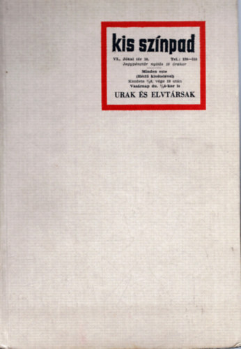 Urak �s elvt�rsak - Kabar�k�nyv