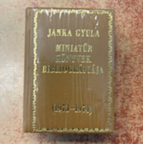 Miniatr knyvek bibliogrfija (1973-1974)- miniknyv