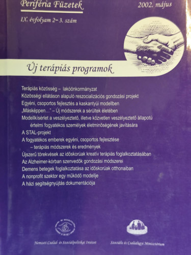 Perif�ria F�zetek IX. �vfolyam 2-3.sz�m (2002. m�jus)