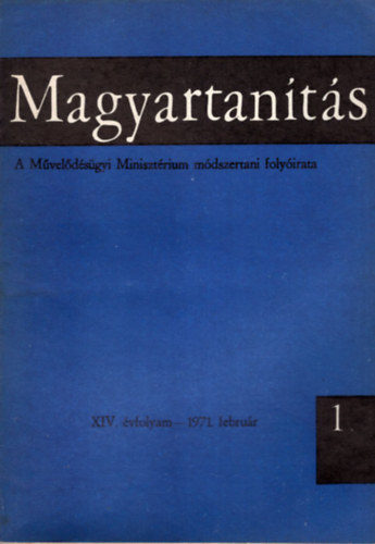 Magyartants 1971/1-6. szm (Teljes vfolyam)