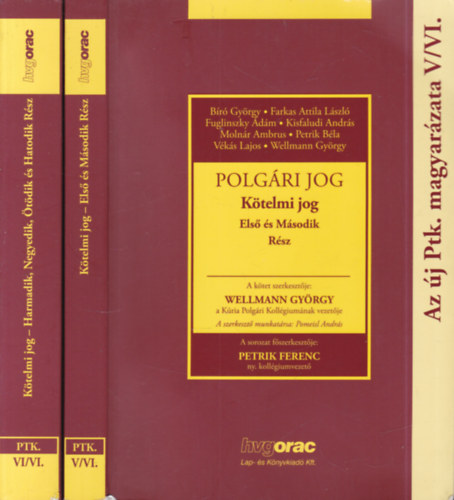 Wellmann Gyrgy - Polgri jog- Ktelmi jog I-VI. (2 ktetben)