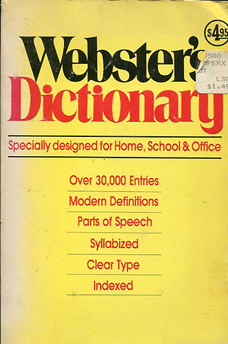 Webster's Dictionary - Specially designed for Home, School & Office