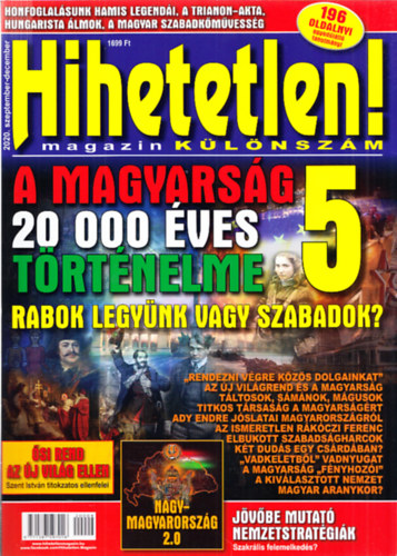 Hihetetlen! magazin (klnszm) 2020. szeptember-december