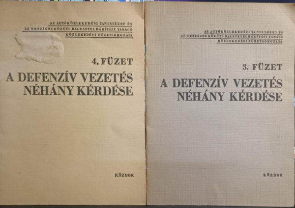 A defenzv vezets nhny krdse - 3-4. fzet