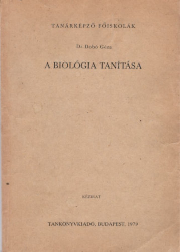 A biolgia tantsa - Tanrkpz Fiskolk Budapest 1979