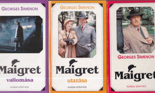 3 db. Maigret reg�ny: Maigret + Maigret utaz�sa + Maigret vallom�sa