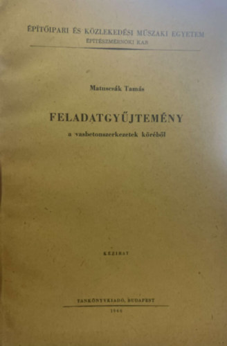 Feladatgyjtemny - a vasbetonszerkezetek krbl