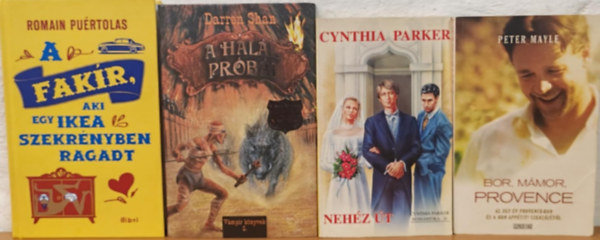 Cynthia Parker, Darren Shan, Romain Purtolas Peter Mayle - Szrakoztat irodalmi knyvcsomag