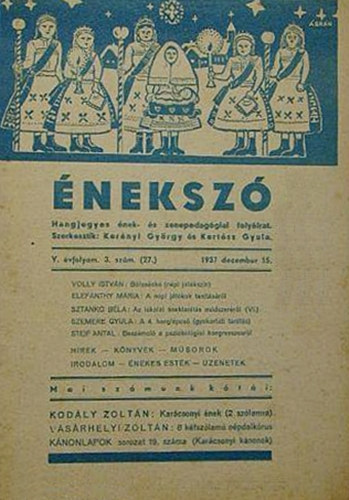 neksz - V. vfolyam 3. szm, 1937. december 15.