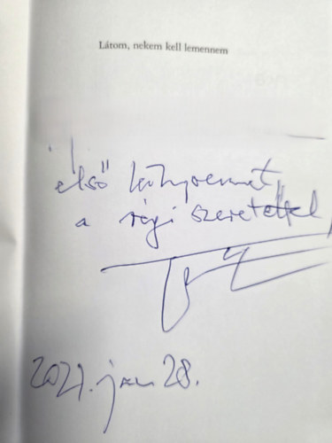 L�tom, nekem kell lemennem