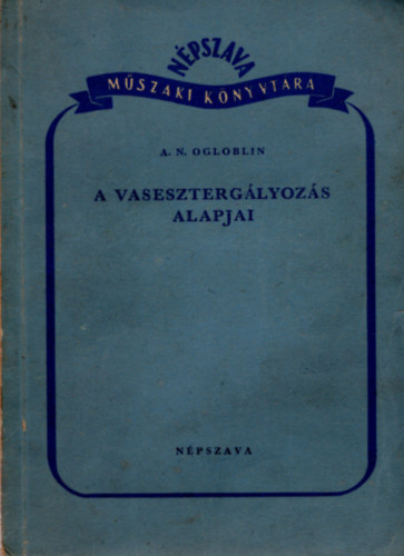 A. N. Ogloblin - A vaseszterg�lyoz�s alapjai