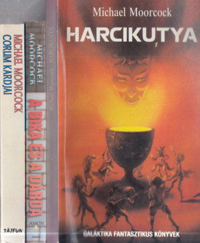3 db. Michael Moorcock fantasy: Corum kardjai + A bika �s a d�rda + Harcikutya