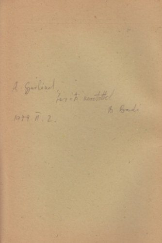 Bojt�r Endre - Az irodalmi m� jelent�se (k�l�nlenyomat)