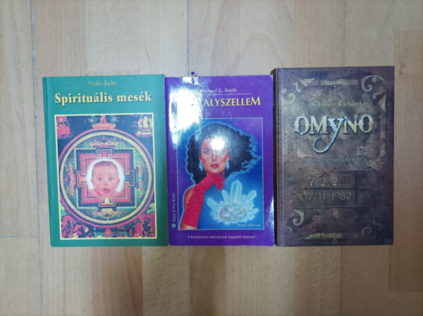 3 ezoterikus k�nyv: Omyno - A visszat�r�s k�plete, Spiritu�lis mes�k, Krist�lyszellem