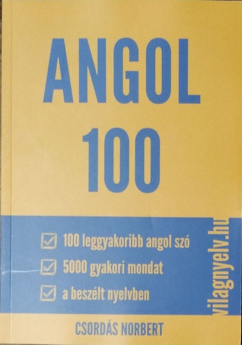 Angol 100 - 100 leggyakoribb sz, 5000 gyakori mondat a beszlt nyelvben